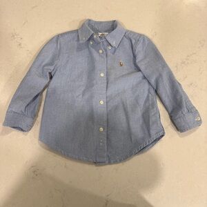 Ralph Lauren light Blue Button-Up 24 mos.